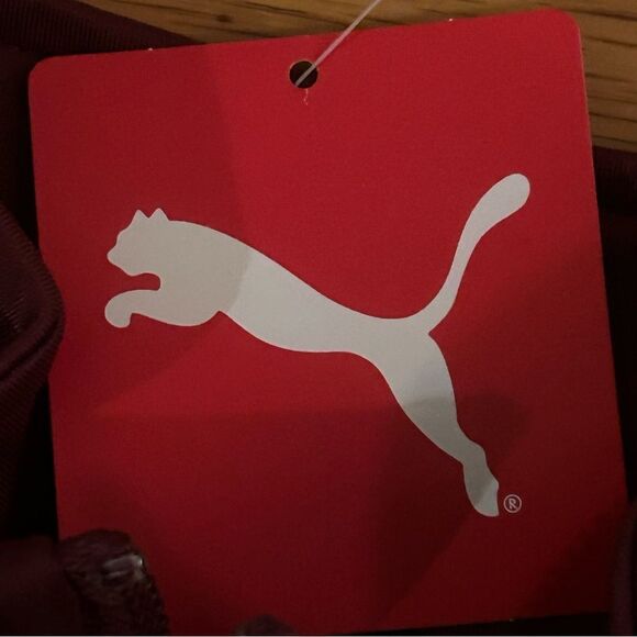 PUMA Contrast 2.0 Full Zip Track Jacket Maroon Red Mens Size Small - Picture 3 of 7